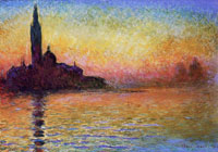 Claude Monet San Giorgio Maggiore by Twilight